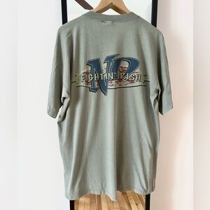 Vintage 90s Notre Dame Fighting Irish ☘️ 🏈 football Giardini tee shirt NCAA